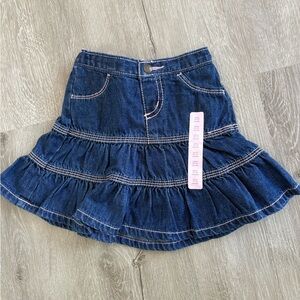 Gap Baby BWT Denim Tiered Skirt